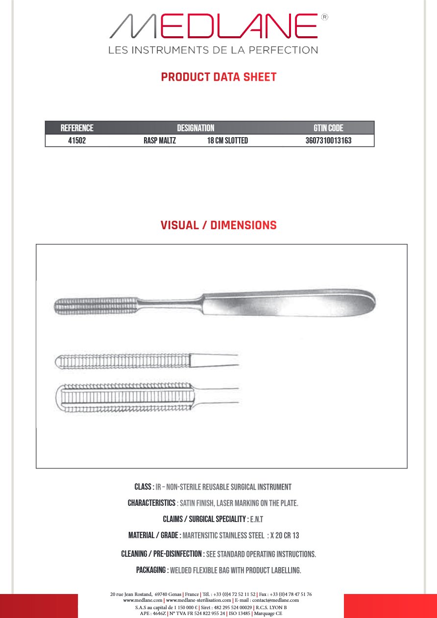 Rape Maltz 180 mm — REF 41502