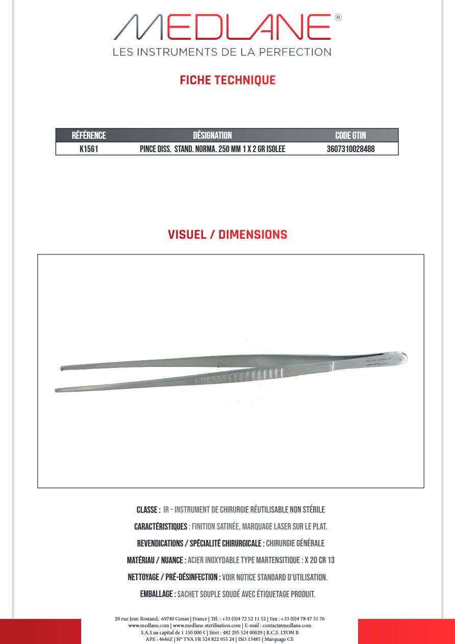 Conteneur 580X280X150MM PPSU 1F Cuve+couvercle Soupape Rouge Gamme H — REF H1561