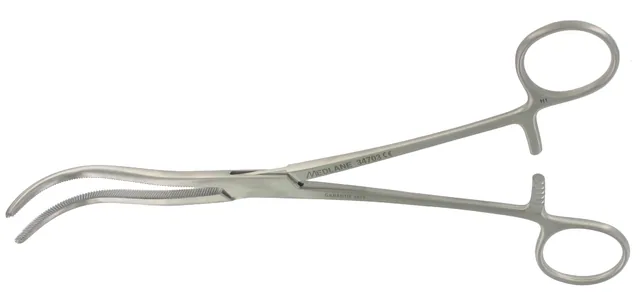 Renal Pedicle clamp Guyon 23 cm large curved — REF 34703