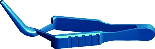 Up-light Clamp Bulldog Coude 12 mm Titane - REF UL024