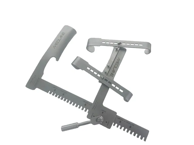 Ecarteur Thoracique Mitral Carpentier Adult 215X165 Valve Fixes 100X36 2VLV Crochet 170X15&25/25&25MM - REF N607