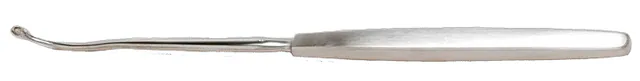 Ent curette Sinus Sebileau 21 cm curved 7 mm — REF 15411
