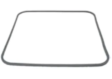 Consommable Joint Silicone 465X280MM pour Couvercle 3/4 Gamme H - REF H0323