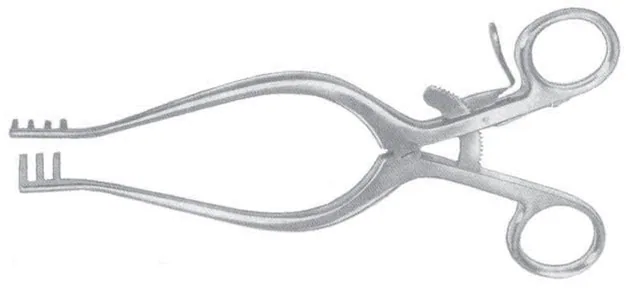 Retractor self-retaining Weitlaner Ths blunt 3 X 4 13 cm — REF 22803P