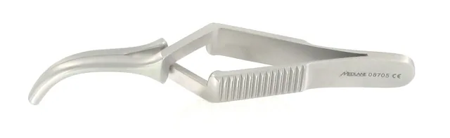 Bulldog clamp Debakey curved 75 X 20 mm — REF 08705P