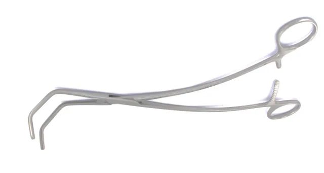 Vascular clamp Occl. Tang. Sat. D Ebakey 25 cm — REF 11408P