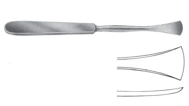 Elevateur Langenbeck Trachéal Larg. 190 X 15 mm — REF 24603