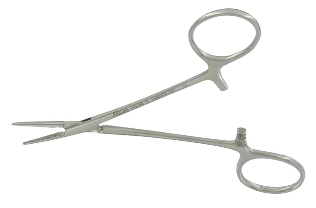 Artery forceps Halstead 12 cm straight without teeth — REF 34908F
