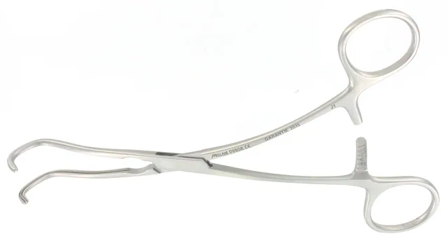 Vascular clamp Anastom. Derra Deb Akey 17 cm — REF 09808P
