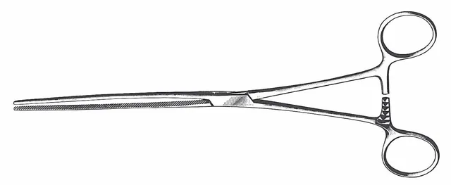Intestinal clamp Doyen 23 cm straight — REF 09110P