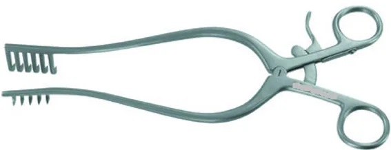Retractor self-retaining Weitlaner Ths blunt 5 X 6 25 cm — REF 22813