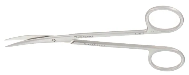 Ent scissors Brophy 14.5 cm curved V — REF 05203P