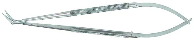 Scissors micro round handle 18 Be Nt 25° — REF K358