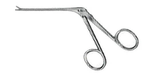 Ent forceps Otol. curved jaws 0.8 X 4.5 mm — REF Z344