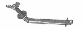 Retractor self-retaining spine Scoville Haverfield Vl V But. 7.5 cm — REF 23704