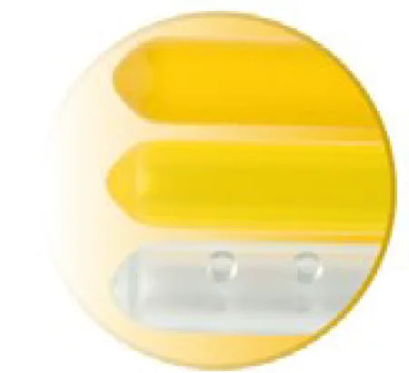 Protecteur silicone rond 6X28MM Jaune Par 100 — REF K037