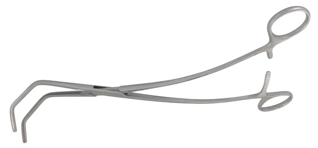 Vascular clamp Occl. Tang. Satinsky 255X40MM — REF 11411