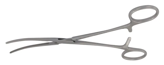 Vascular clamp peripheral. Bainbridge Cur. 196 X 60 mm — REF 11504P