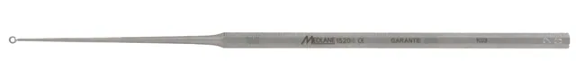 Ent curette aural Buck 16.5 cm X 2.0 blunt — REF 15206