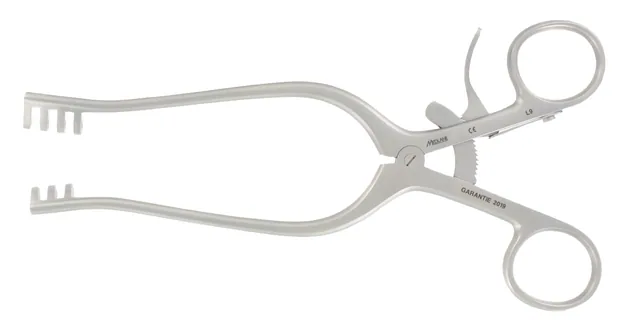Retractor self-retaining Weitlaner Ths Sharp 3 X 4 16.5 cm — REF 22806P