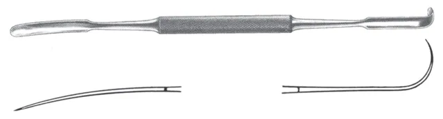 Rugine Maxillo-facial Obwegeser Trachéal Courbe 210 mm - REF 43703