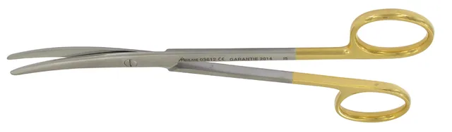 Ciseaux Courants Mayo Lexer 165 mm Courbe Tungstène — REF 03612P