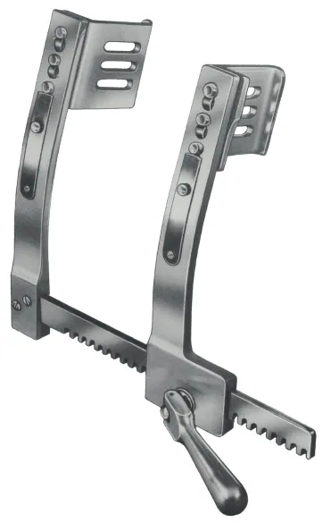 Retractor thoracic Burford aluminium 2 X 2 blade 25 cm — REF A5AE
