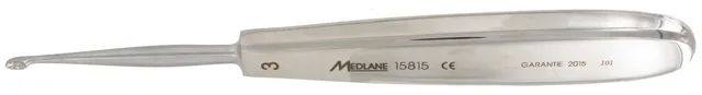 Bone curette Volkmann 17 cm X 3 mm — REF 15815P