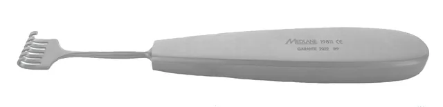 Retractor /handle Volkmann Lrg handle 6 T blunt 22 cm — REF 19821P