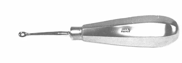 Ent curette Chatellier / Hole 14 cm X 5 mm — REF 15221