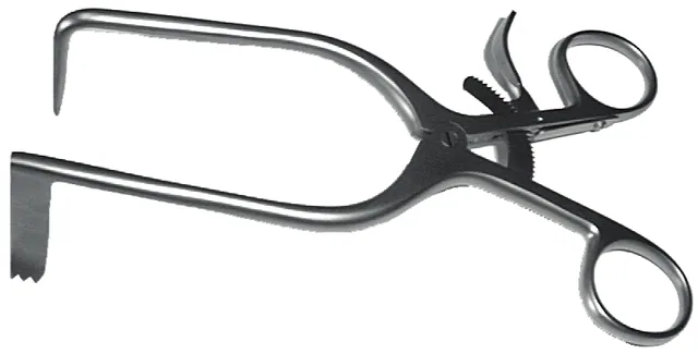 Retractor self-retaining spine Williams 10X7 0/150 Left — REF N602