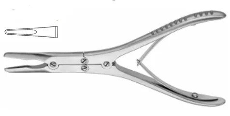 Double-jointed Gouge Pliers Bohler 150 X 2mm Droit — REF 32509