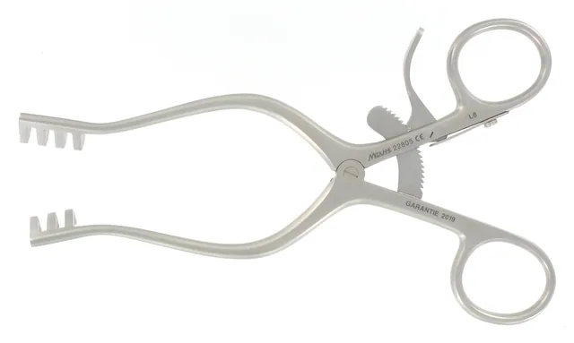 Retractor self-retaining Weitlaner Ths blunt 3 X 4 16.5 cm — REF 22805P