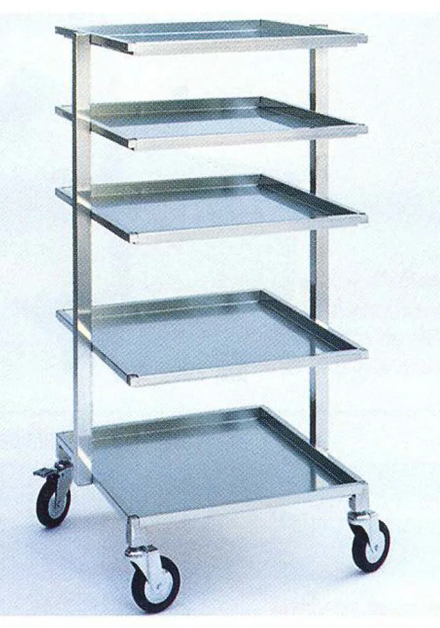 Accessoire chariot 720 X 680 X 1240 Avec 5 Plateaux — REF B147