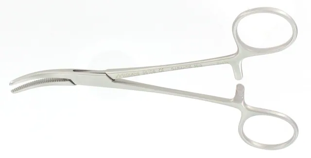 Artery forceps Spencer Wells 13 cm curved without teeth — REF 36107