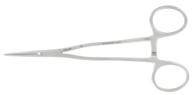 Artery forceps Christophe 16 cm S tracheal with teeth — REF 34402P
