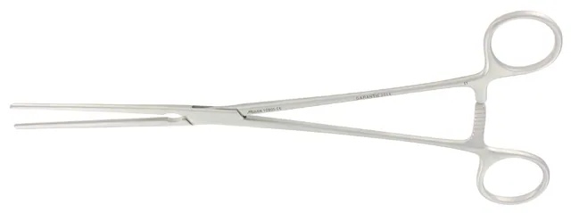 Vascular clamp coarctation Debakey stainless radius 27 cm — REF 10805