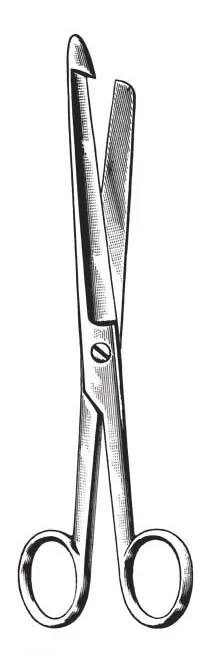 Ciseaux Enterotomes 210 mm Figure 1 — REF C9YA