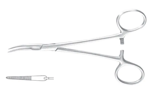 Artery forceps Kelly Rankin 16 cm straight without teeth — REF 35204P