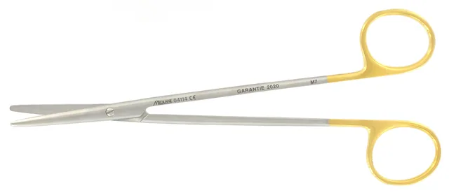 Ciseaux Dissection Metzenbaum nelson 180 mm Droit Tungstène — REF 04114P
