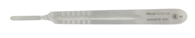 Bistouri Manche N 4 pour Lames Figure 18-19-20-21-22-23-24-25-36 — REF 02003P