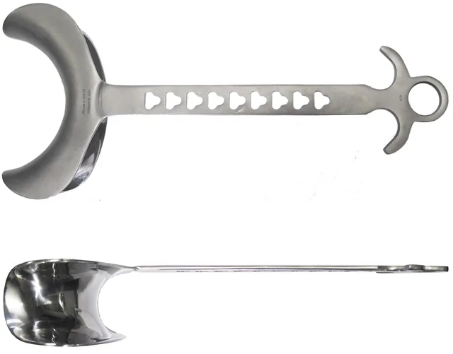 Retractor abdominal Rochard Susp. blade .12 cm — REF 21604P