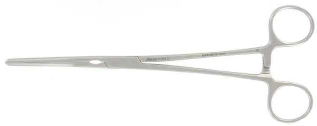 Vascular clamp coarctation Glover Ben T jaws 22 cm — REF 11004P