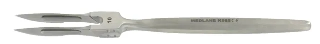 Scalpel Double blade Space 12 mm for large blade (n°4) — REF K990
