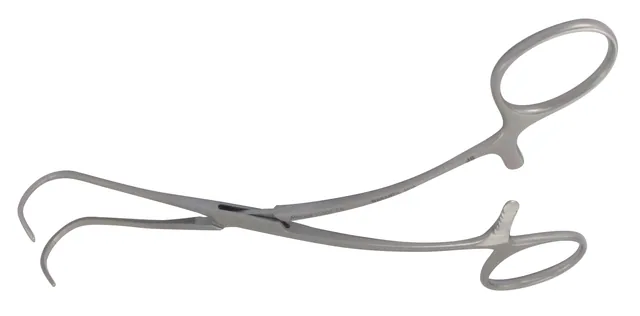 Vascular clamp pediatric Castaneda curved 2 15 cm — REF 11807P