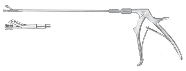 Pince Biopsie Gynécologique Tisch. morgan Rotatif 250 mm — REF 27802