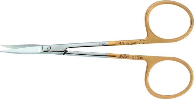 Ciseaux Up-cut Iris 115 mm Courbe - REF UC4336P