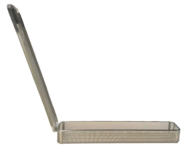 Panier Perforé 480x 80x 55mm Optique Couvercle Amovible Poignees Gamme H — REF H0039