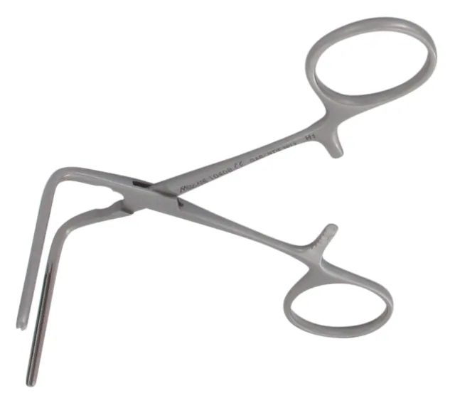 Vascular clamp Bulldog Debakey An gauge 90° 10 cm — REF 10408P