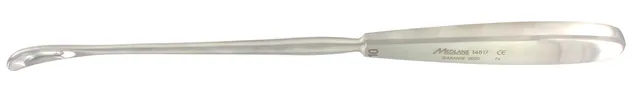Vaginal curette Gourdet blunt 260 X 10 mm — REF 14817P